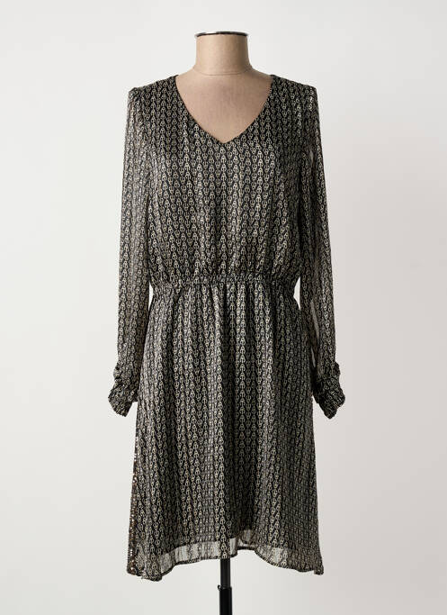Robe mi-longue noir LA FEE MARABOUTEE femme