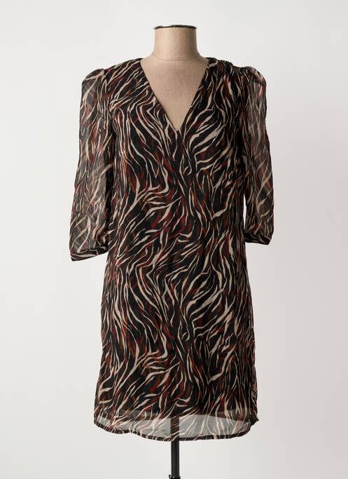 Robe courte noir IKKS femme