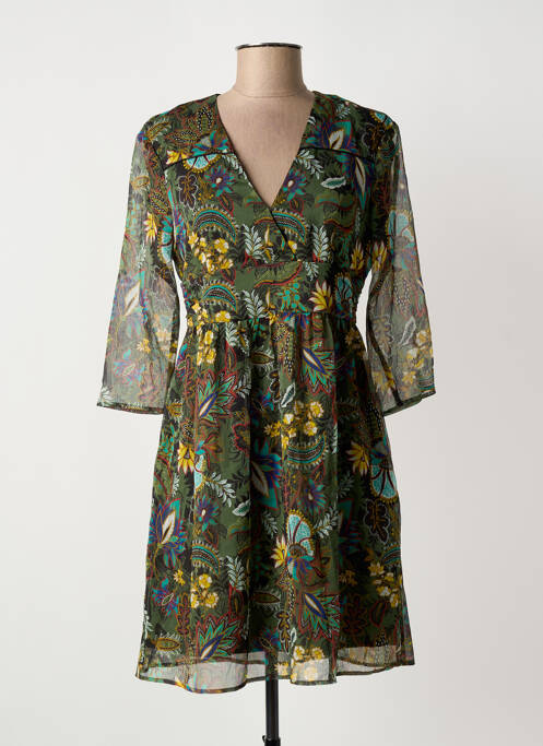 Robe courte vert ONE STEP femme