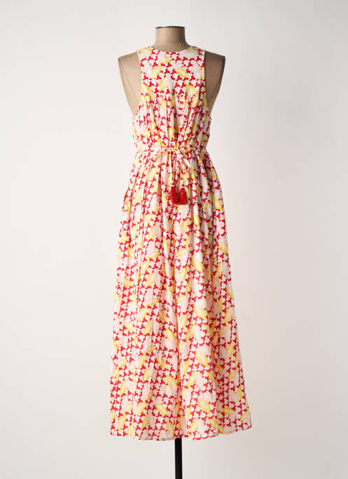 Robe longue rouge ME-TISSE femme