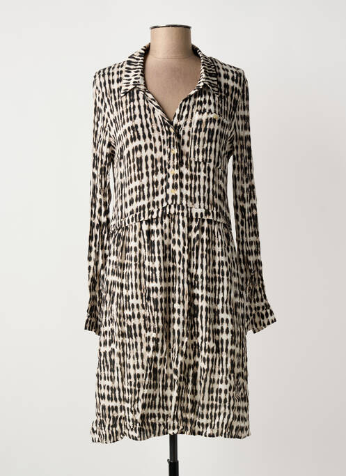 Robe mi-longue beige ONE STEP femme