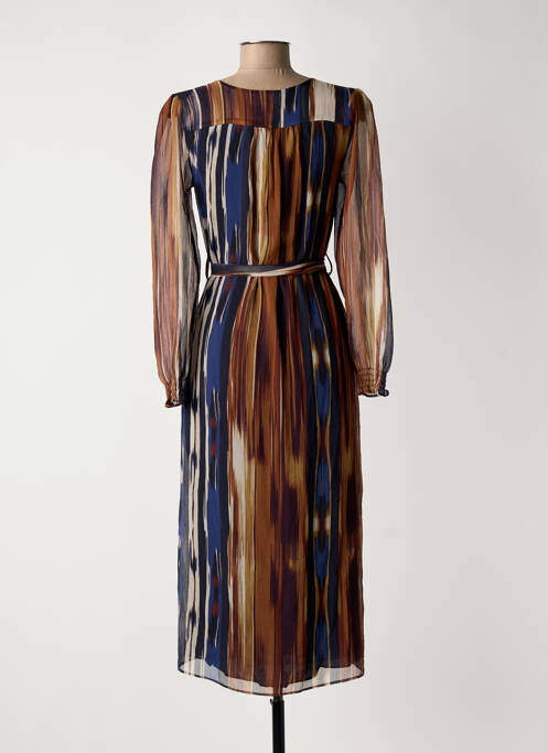 Robe mi-longue marron SUD EXPRESS femme