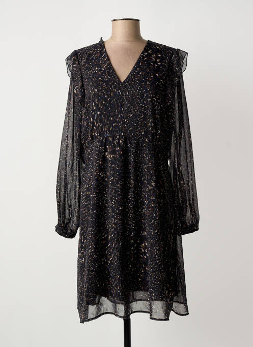 Robe mi-longue noir LA FEE MARABOUTEE femme