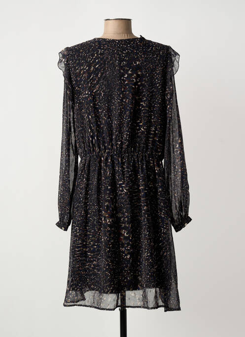 Robe mi-longue noir LA FEE MARABOUTEE femme