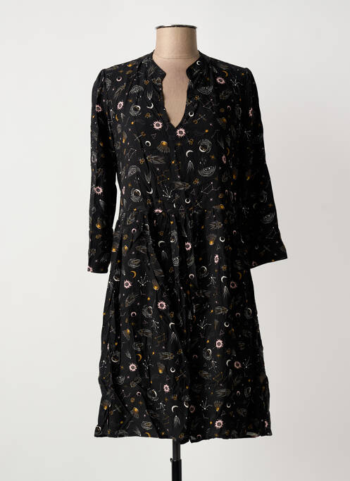 Robe mi-longue noir PAKO LITTO femme