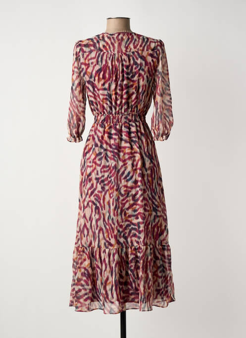 Robe mi-longue violet SUD EXPRESS femme