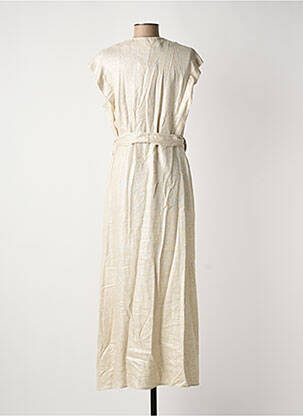 Robe longue beige LA FEE MARABOUTEE femme