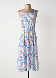 Robe mi-longue bleu MOLLY BRACKEN femme