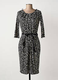 Robe mi-longue noir JULIE GUERLANDE femme