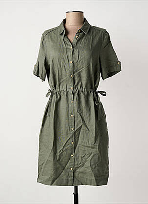 Robe mi-longue vert JULIE GUERLANDE femme