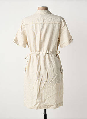 Robe mi-longue beige JULIE GUERLANDE femme