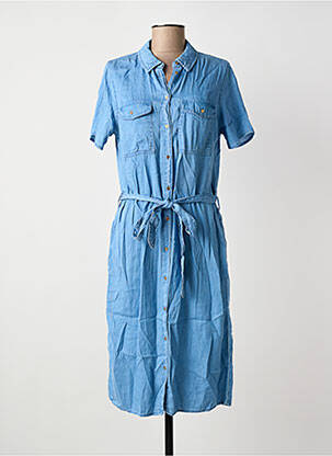 Robe mi-longue bleu VILA femme