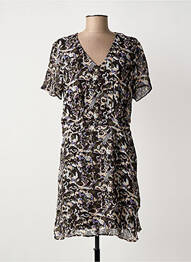 Robe courte bleu IKKS femme