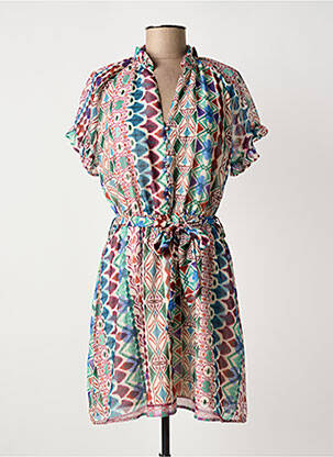 Robe courte manches courtes manches courtes beige MOLLY BRACKEN femme