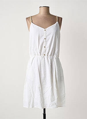 Robe mi-longue beige ME-TISSE femme
