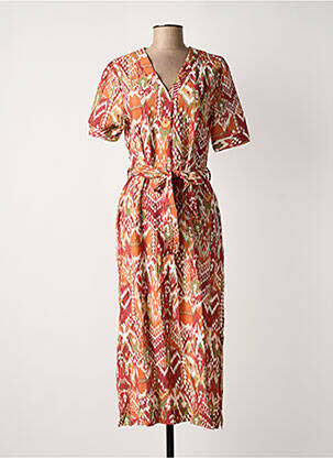 Robe longue orange JULIE GUERLANDE femme