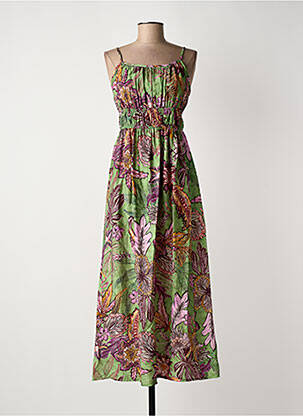 Robe longue vert PAKO LITTO femme