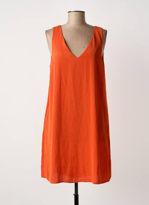 Robe courte orange VILA femme