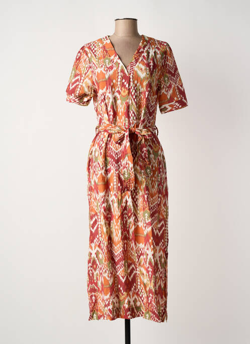 Robe longue orange JULIE GUERLANDE femme