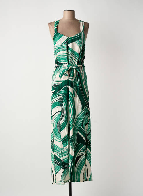 Robe longue vert LA FEE MARABOUTEE femme