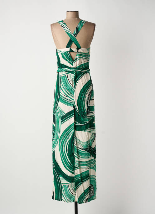 Robe longue vert LA FEE MARABOUTEE femme