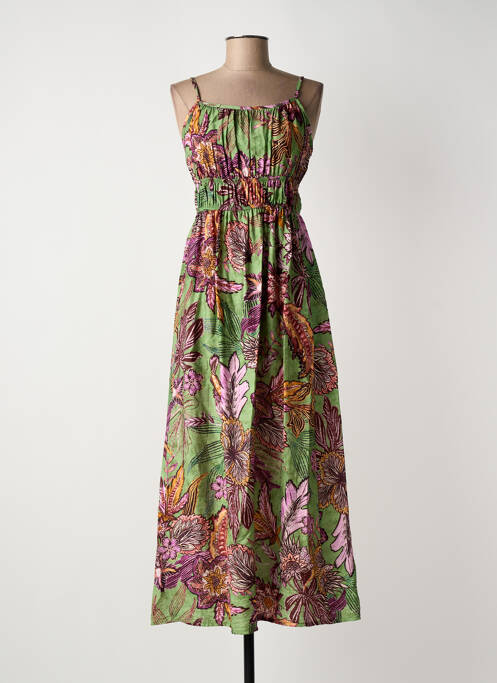 Robe longue vert PAKO LITTO femme