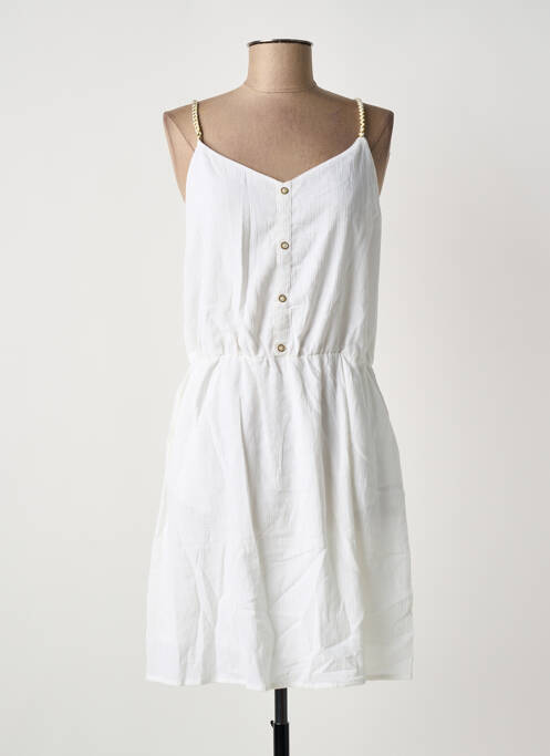 Robe mi-longue beige ME-TISSE femme