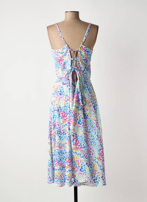 Robe mi-longue bleu MOLLY BRACKEN femme