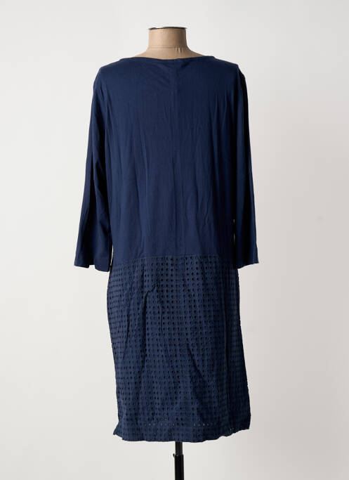 Robe mi-longue bleu SANDWICH femme