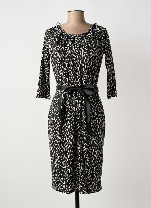 Robe mi-longue noir JULIE GUERLANDE femme