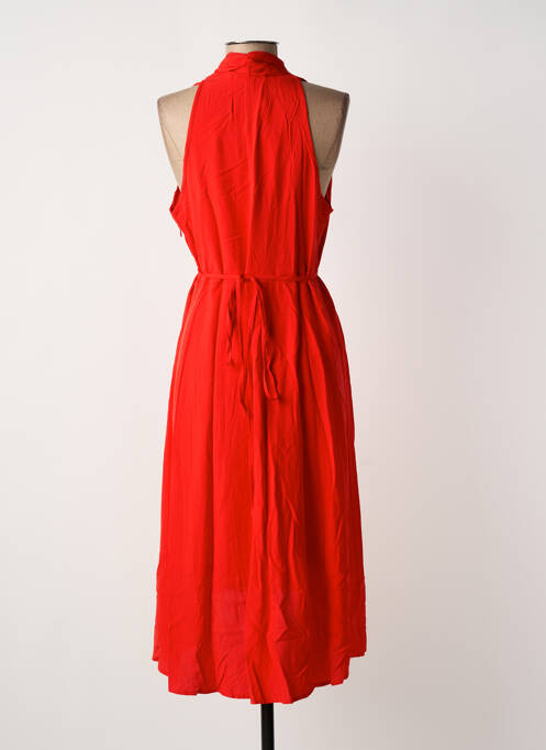 Robe mi-longue rouge MOLLY BRACKEN femme