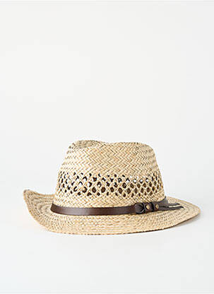 Chapeau beige MTM homme