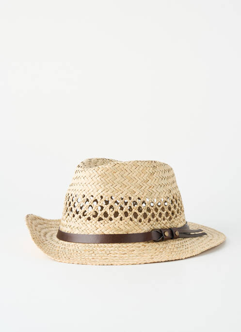 Chapeau beige MTM homme