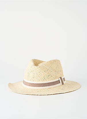Chapeau forme chapeau paille beige M BY FLECHET homme