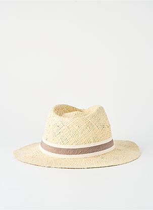 Chapeau forme chapeau paille beige M BY FLECHET homme