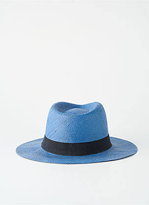 Chapeau forme chapeau paille bleu MODISSIMA homme