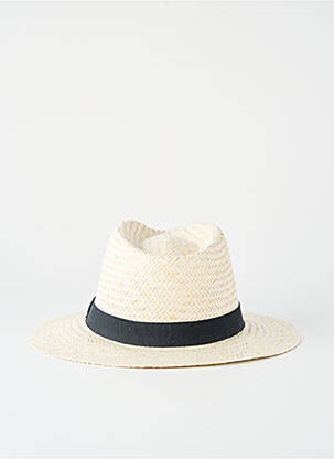 Chapeau forme chapeau paille noir MODISSIMA homme