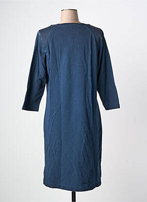 Robe mi-longue bleu SANDWICH femme