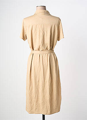 Robe mi-longue beige VILA femme