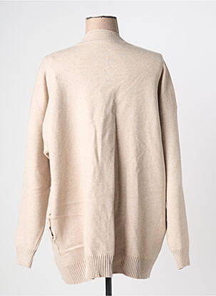 Gilet manches longues beige VILA femme