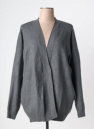 Gilet manches longues manches longues gris VILA femme