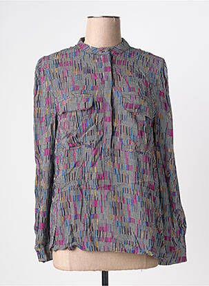 Blouse imprimé fantaisie manches longues violet VILA femme