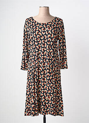 Robe mi-longue noir SANDWICH femme