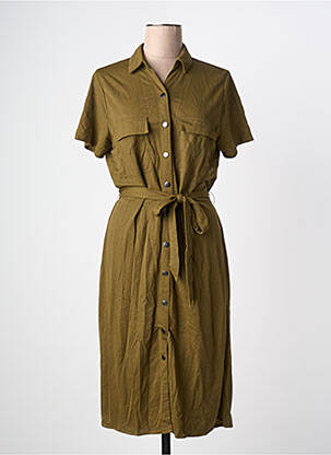Robe mi-longue vert VILA femme