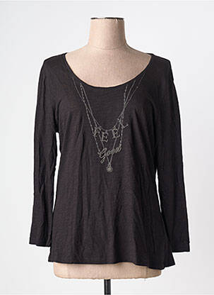 T-shirt noir ONE STEP femme