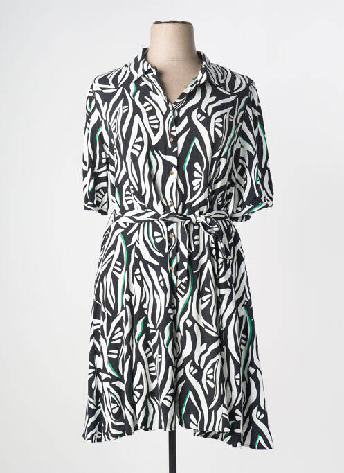 Robe mi-longue noir JULIE GUERLANDE femme