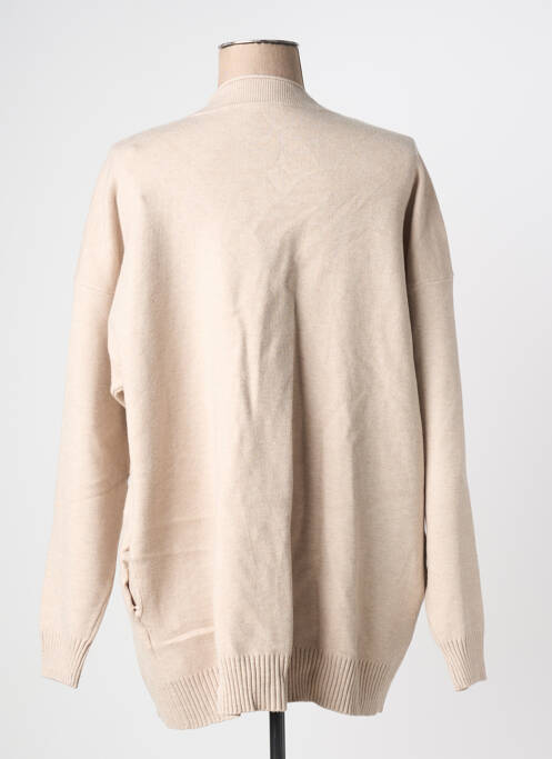 Gilet manches longues beige VILA femme