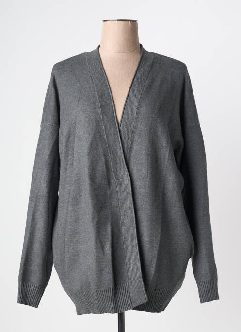 Gilet manches longues gris VILA femme