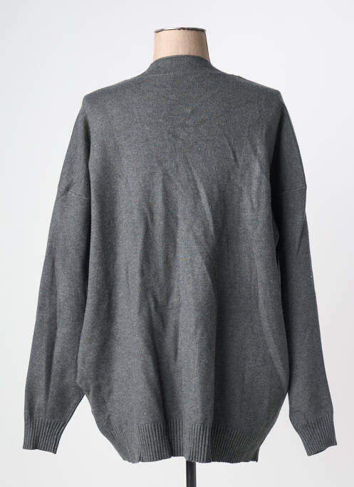 Gilet manches longues gris VILA femme