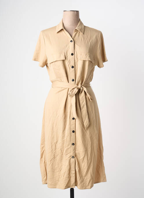 Robe mi-longue beige VILA femme